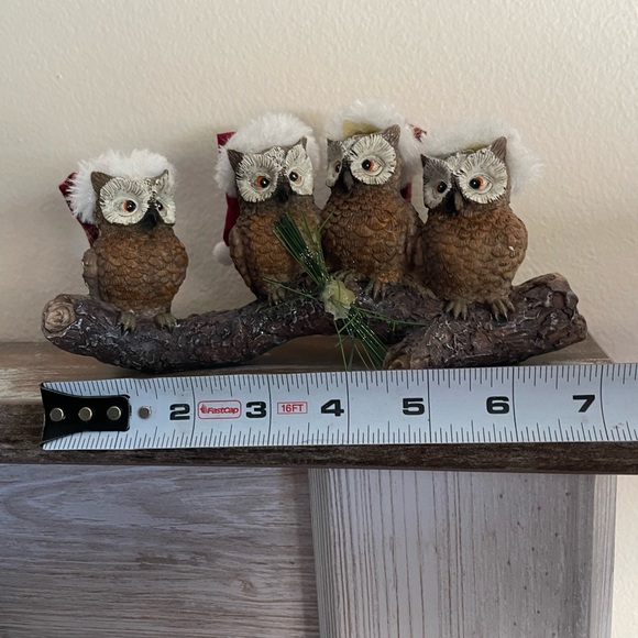 Christmas Owls figurine - Picture 2 of 7